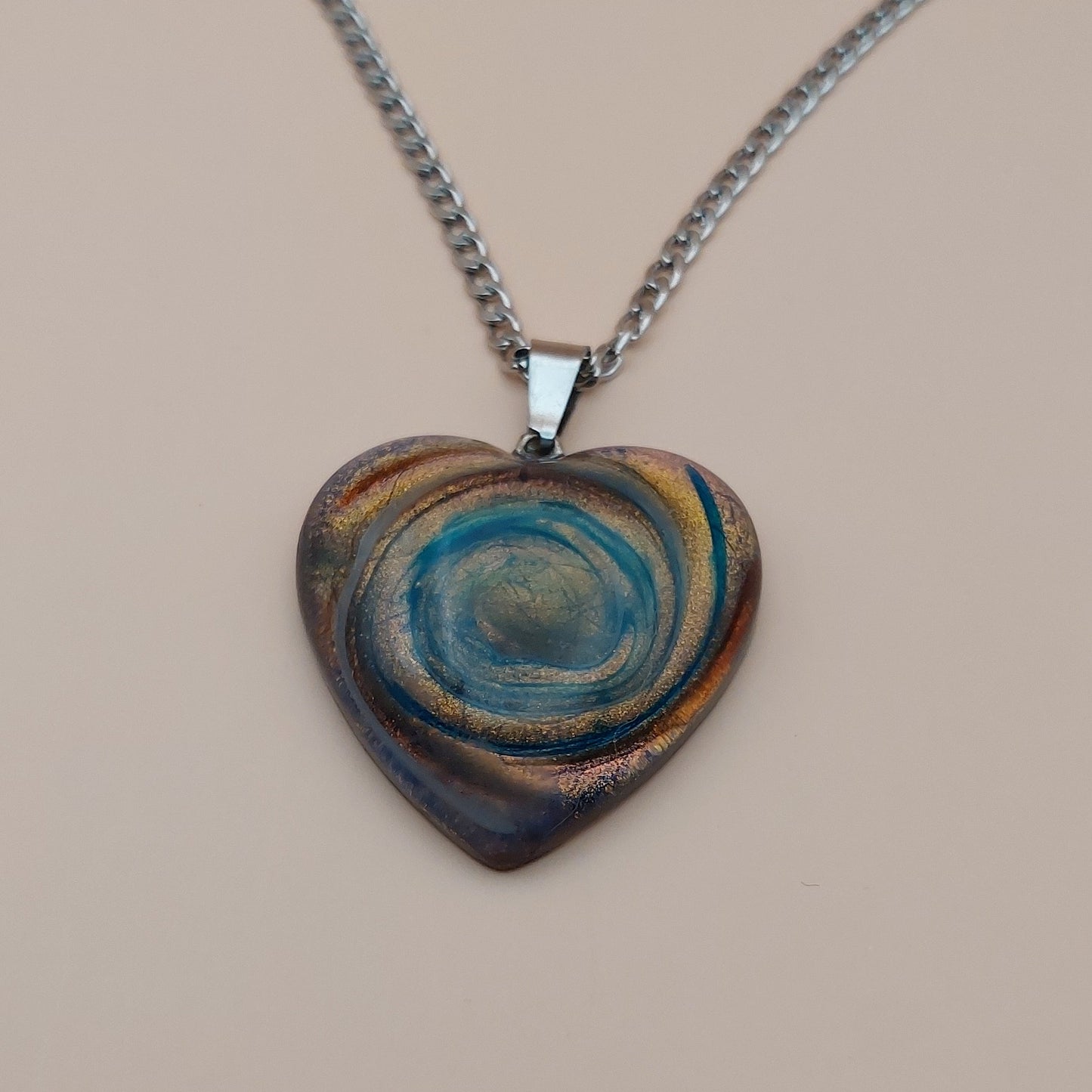 Pandantiv - Galaxy heart