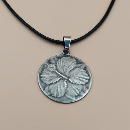 Pandantiv - Hibiscus flower